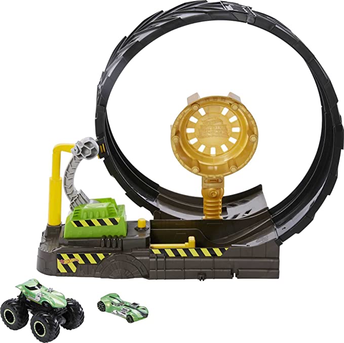 ​Hot Wheels Monster Truck Epic Loop Challenge Play Set with Truck and car