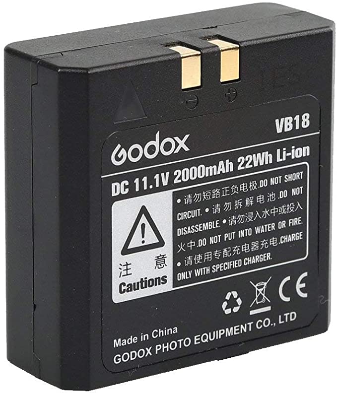 Godox VB-18 DC 11.1V 2000mAh 22Wh Li-ion Battery For VING V850 Flash