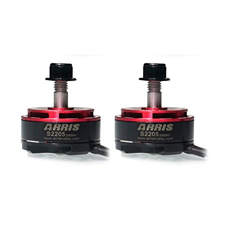 2PCS ARRIS S2205 2300KV RC Brushless Motor for FPV Racing Drones (CW   CCW)