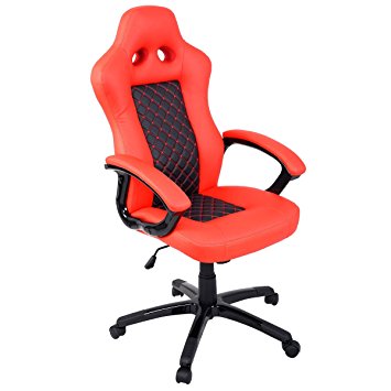 Giantex High Back Race Car Style Bucket Seat Office Desk Chair Gaming Chair