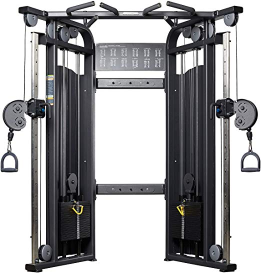 REP FITNESS FT-5000 Multi-Grip Functional Trainer Cable Machine, Dual Adjustable Pulley Machine with 220 lb Weight Stacks and 16 Adjustments, with an Optional Premium Accessory Package