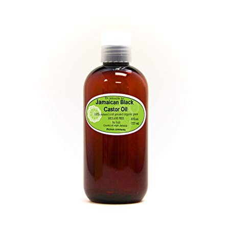 Jamaican Black Castor Oil Premium Best Natural Pure Organic Strengthen Grow & Restore Hair Care 8 oz