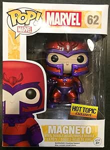 Funko Pop Marvel Magneto Exclusive Vinyl Bobble Head No. 62 Metallic Variant