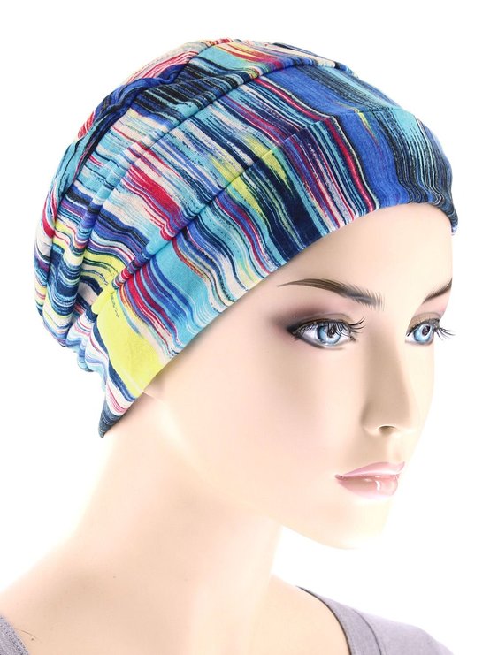 Chemo Cap Womens Soft Printed Beanie Sleep Turban Hat Headwear for Cancer Patients