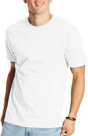 Hanes Men's Beefyt T-Shirt, Heavyweight Cotton Crewneck Tee, 1 Or 2 Pack, Available In Tall Sizes