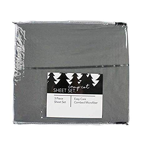 Camp Cot Size Bed Sheet Set - Summer Camp/RV Cot Size Bedding - 3 Piece Set - 28 Inches x 72 Inches