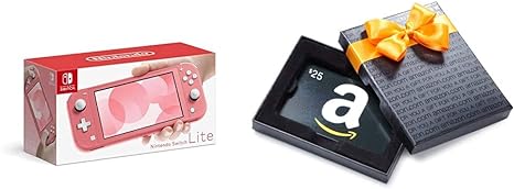 Switch Lite Coral   $25 Amazon.ca Gift Card