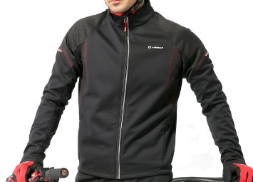 4ucycling Windproof Full Zip Wind Jacket with 3-layers Composite Stretchy Fabric