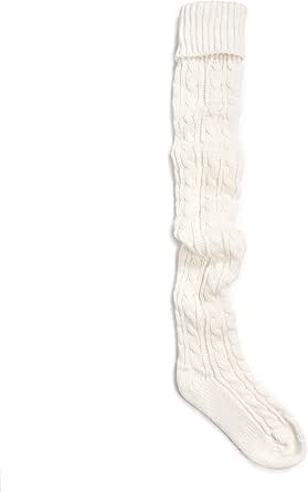 MUK LUKS Women's Cable Knit Over The Knee Socks