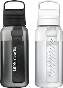 LifeStraw Go Series – BPA-Free Water Filter Bottle for Travel and Everyday Use