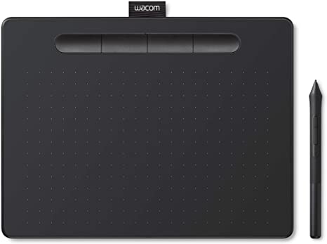 Wacom Intuos Graphic Tablet, with 1 Free Creative Software Download, 10.4”x7.8”, Black, (CTL-6100/K1-CX), Medium