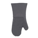 All-Clad Textiles Heavyweight 100-Percent Cotton Twill and Silicone Oven Mitt Pewter