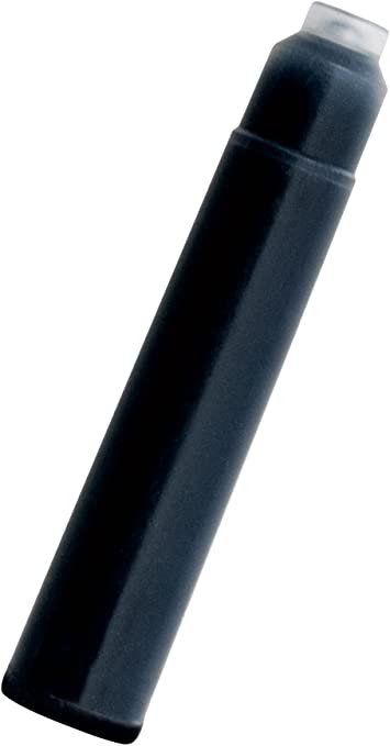 Monteverde International Size Cartridge to Fit Fountain Pens, Black, 6 per Pack (G302BK)