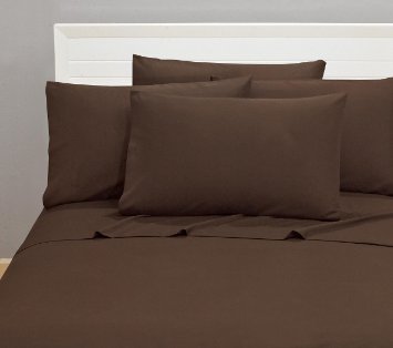 Microfiber Sheet Set Quality Bedding 1800 Count Series 6 Piece Classic Soft Bed Linens Designed To Add An Elegant Touch To Your Bedroom Queen Chocolate