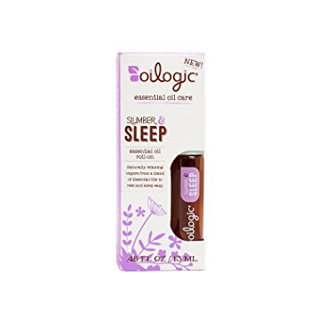 Slumber & Sleep Essential Oil Lavendar Blend Roll-on. Gentle & Safe Aromatherapy for Baby and Toddler Bedtime .45oz