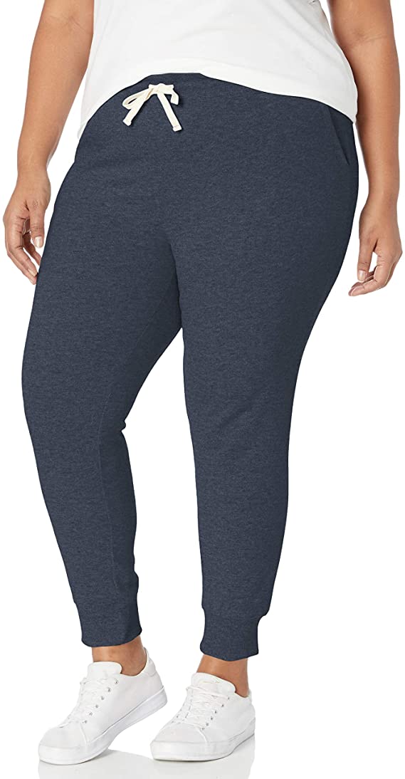 Amazon Essentials Women's Plus Size French Terry Fleece Jogger Sweatpant