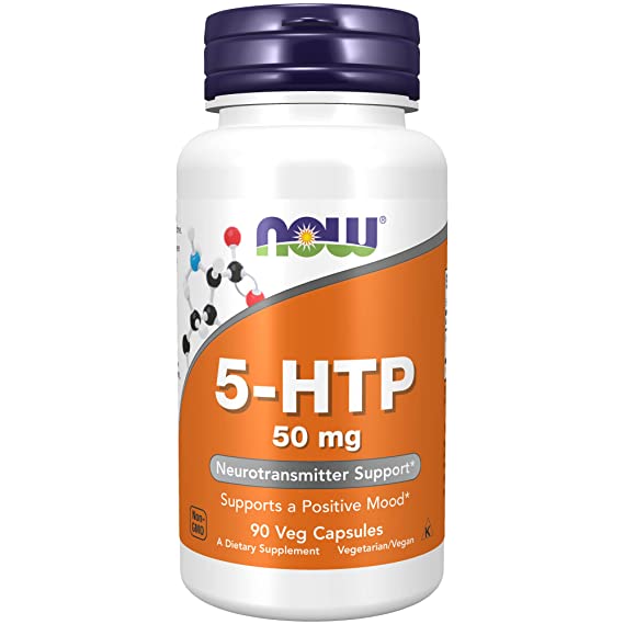 Now Foods 5-HTP 50mg, Capsules, 90-Count