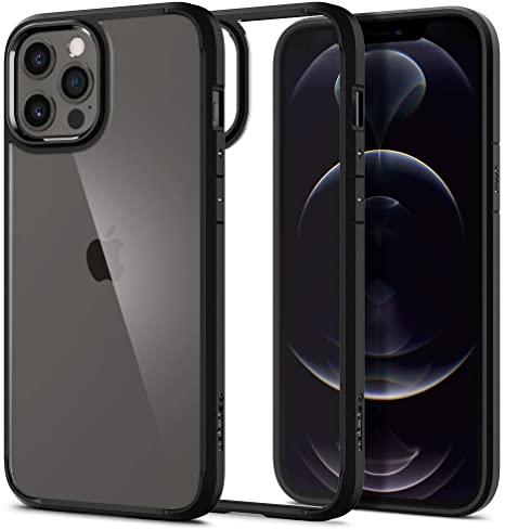 Spigen Ultra Hybrid Designed for iPhone 12 Pro Max Case (2020) - Matte Black