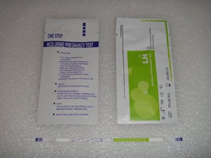 Blue Cross One Step 50 (LH) Ovulation Test   20 (HCG) Pregnancy Test Strip Combo Pack By Formosa Medical®