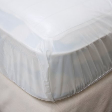 LeakMaster - Fitted Waterproof Mattress Cover - Protect Your Bed From Spills, Accidents and Damage - Stain Repellant, Comfortable and Quiet Premium Waterproof Mattress Cover (Queen)