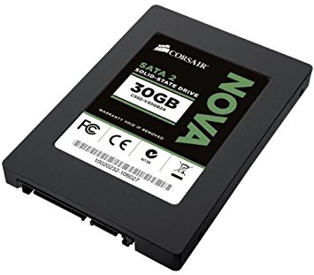 Corsair Nova Series 2 30GB  (3Gb/s) SATA 2 SF2200 controller Asynchronous SSD (CSSD-V30GB2A)