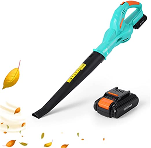 Cordless Leaf Blower,150 MPH Battery-Operated AIR Blower for Blowing Leaves, Snow Debris and Dust 18V Electric Leaf Blower with Battery and Charger for Work Around The House,Patio/Deck/Garden Cleaning