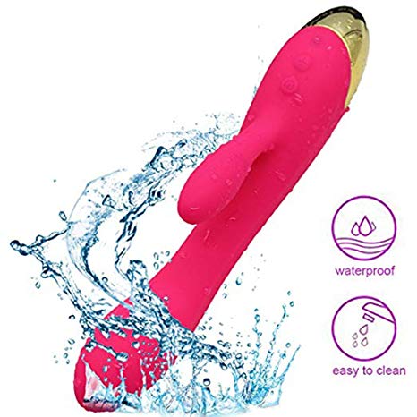 Electric Silicone Vibrator Waterproof Rechargeable with USB Handheld Vibrator for Back and Neck Relaxation