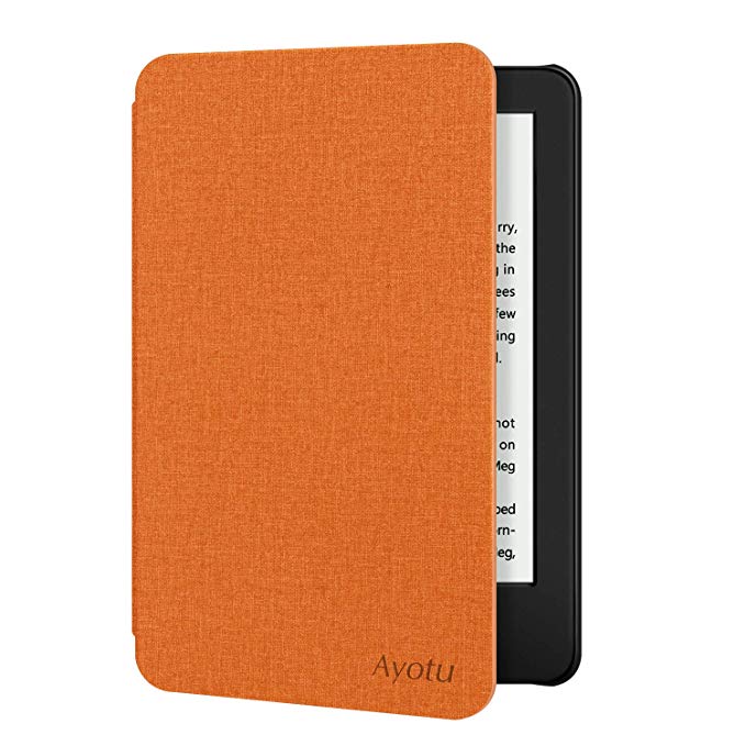 Ayotu Case for All-New Kindle 10th Gen 2019 Release - Durable Cover with Auto Wake/Sleep fits Amazon All-New Kindle 2019(will not fit Kindle Paperwhite or Kindle Oasis) Orange