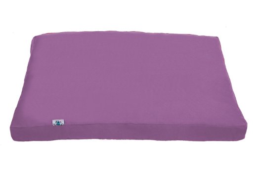 Zen Naturals Square Zabuton Meditation Cushion Stuffed firm with Cotton to Support Your Legs and Knees
