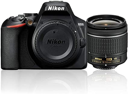 Nikon D3500 KIT AF-P 18-55 VR Single Lens Kit, Black (VBK550XA)