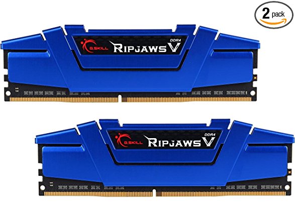 G.SKILL Ripjaws V Series 16GB (2 x 8GB) 288-Pin SDRAM DDR4 2666 (PC4 21300) Memory F4-2666C15D-16GVB