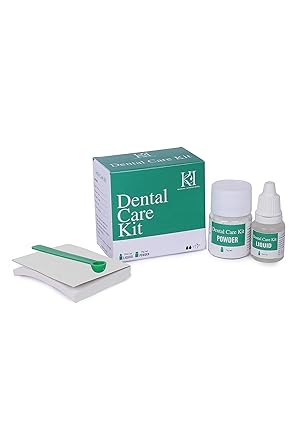 KI Zinc Oxide Eugenol Cement Dental Care Kit Glue for Crowns & Bridges Filling