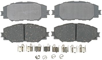 ACDelco 14D1210CH Advantage Ceramic Front Disc Brake Pad Set with Hardware