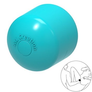 AUQITEK Cute Bullet Small and Powerful USB Rechargeable Vibrator (Blue Green)
