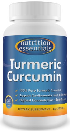#1 Best Turmeric Curcumin Supplement | Supports Cardiovascular, Joint & Skin Health | Natural Turmeric Supplement for Lowering Cholesterol |100% Pure & Organic - Made in USA | 60 Day Supply