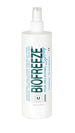 Biofreeze Pain Relief Spray, 473ml, 16oz, Pain Reliever, Colourless