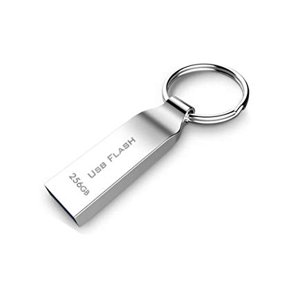 USB Flash Drive 256gb, Tankeo PC Memory Stick Thumb Waterproof Backup Drive with Keychain-Silver