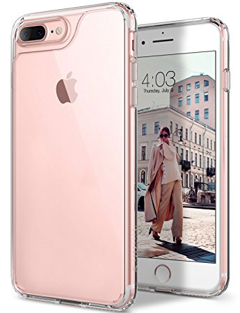 iPhone 7 Plus Case, Caseology [Waterfall Series] Slim Transparent Clear Cushion Grip [Clear] [Air Space Tech] for Apple iPhone 7 Plus (2016)