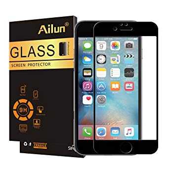 Ailun Screen Protector Compatible with iPhone 8 Plus 7 Plus,2.5D Edge Tempered Glass,Full Coverage Compatible with iPhone 8 Plus,7 Plus,Anti-Scratch,Case Friendly