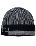 Dahlia Mens Wool Blend Knit Beanie Hat - Super Soft and Warm Velour Lined