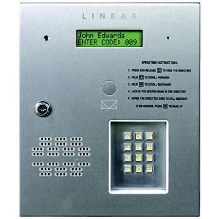 Linear Ae-500 Commercial Telephone Entry System