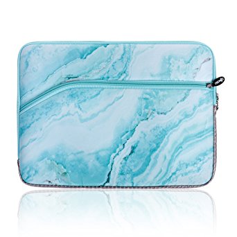 COSMOS Neoprene Protective Laptop Notebook Sleeve Case Bag for For All 13-inch Laptop - Macbook Pro 13'' / Macbook Air 13''/ Macbook Pro Retina Display 13'' (Sky Blue Marble Pattern)