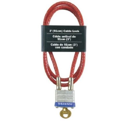 Master Lock 719D  Laminated Cable Padlock