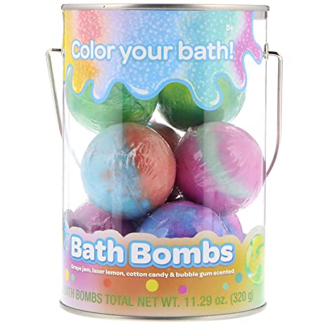 Crayola Crayola Color Your Bath Bucket Bath Bomb, 8 Count, (1 Pack), multi-colored