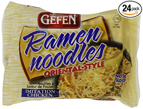 Gefen Ramen Noodle Chicken Flavored, 3-Ounce (Pack of 24)