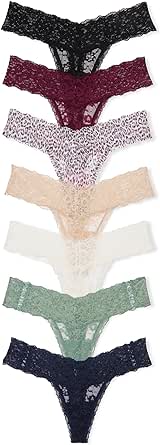 Victoria's Secret Lace Thong Panty Pack, Underwear for Women (XS-XXL)