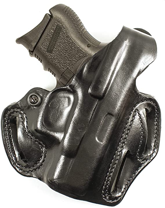 DeSantis Thumb Break Scabbard Belt Holster Right Hand Glock 26, 27, 33 Leather