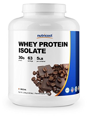 Nutricost Whey Protein Isolate(Mocha) 5LBS