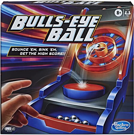 Hasbro Gaming Bulls-Eye Ball Game for Kids Ages 8 and Up, Active Electronic Game for 1 or More Players, Features 5 Exciting Modes