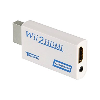 Dragonpad Wii to HDMI Converter Output Video Audio Adapter - Supports All Wii Display Modes to 720P / 1080P HDTV & Monitor.